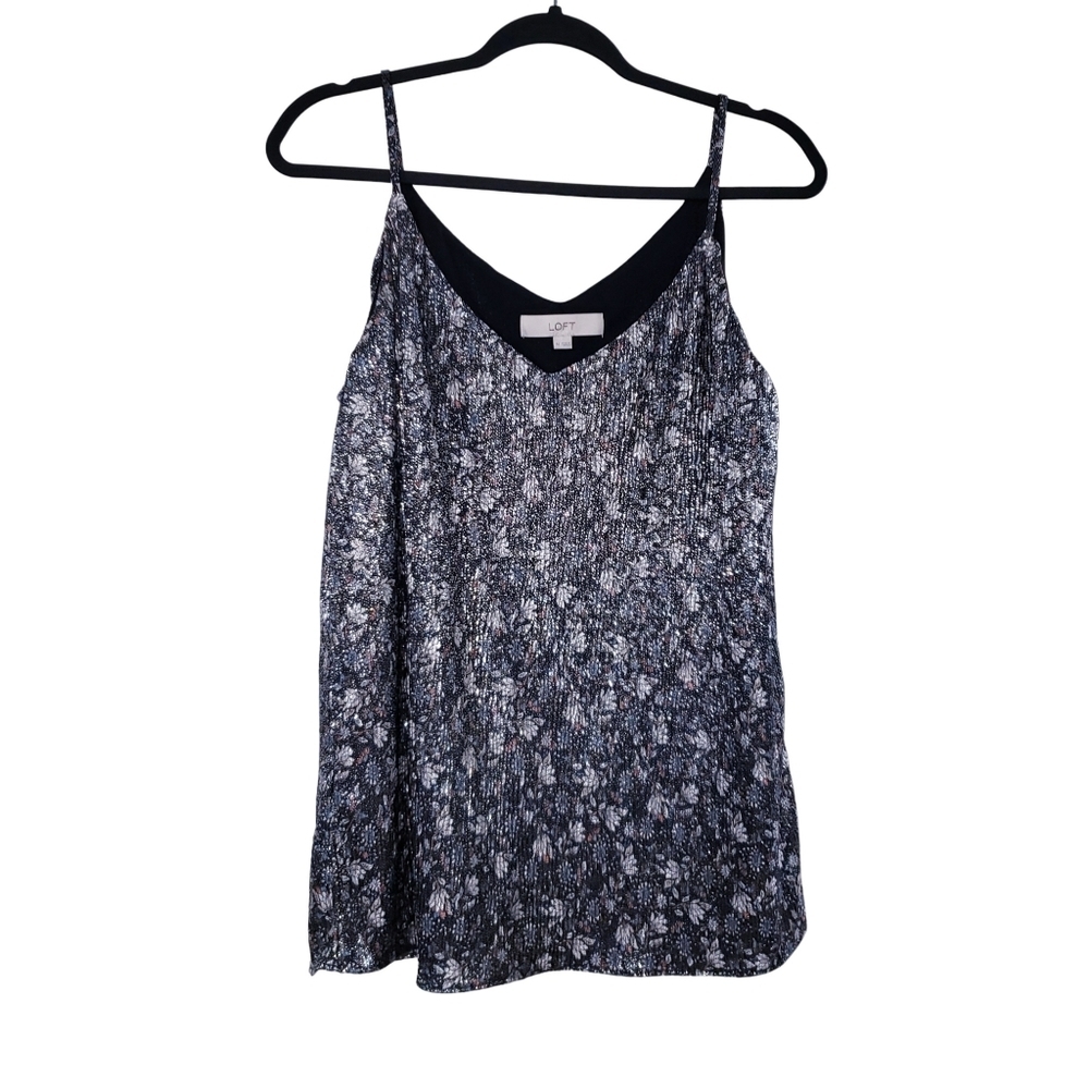 LOFT Floral Shimmer Camisole